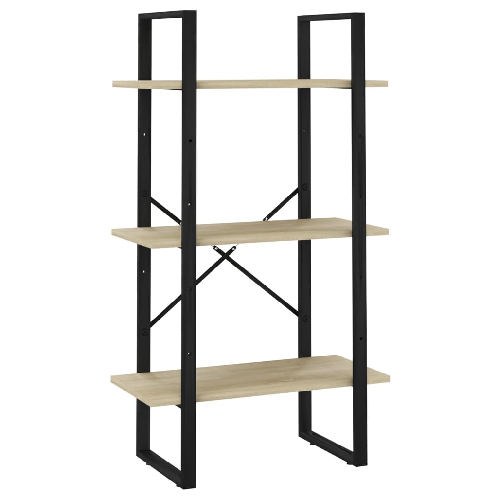 vidaXL Bibliothèque 5 étagères Chêne Sonoma 60x30x175 cm Bois d'ingénierie