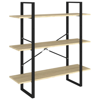 vidaXL Bibliothèque à 5 niveaux chêne Sonoma 100x30x175 cm Aggloméré