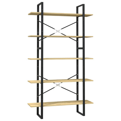 vidaXL Bibliothèque 5 niveaux 100x30x175 cm Bois de pin massif