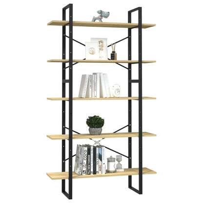 vidaXL Bibliothèque 5 niveaux 100x30x175 cm Bois de pin massif