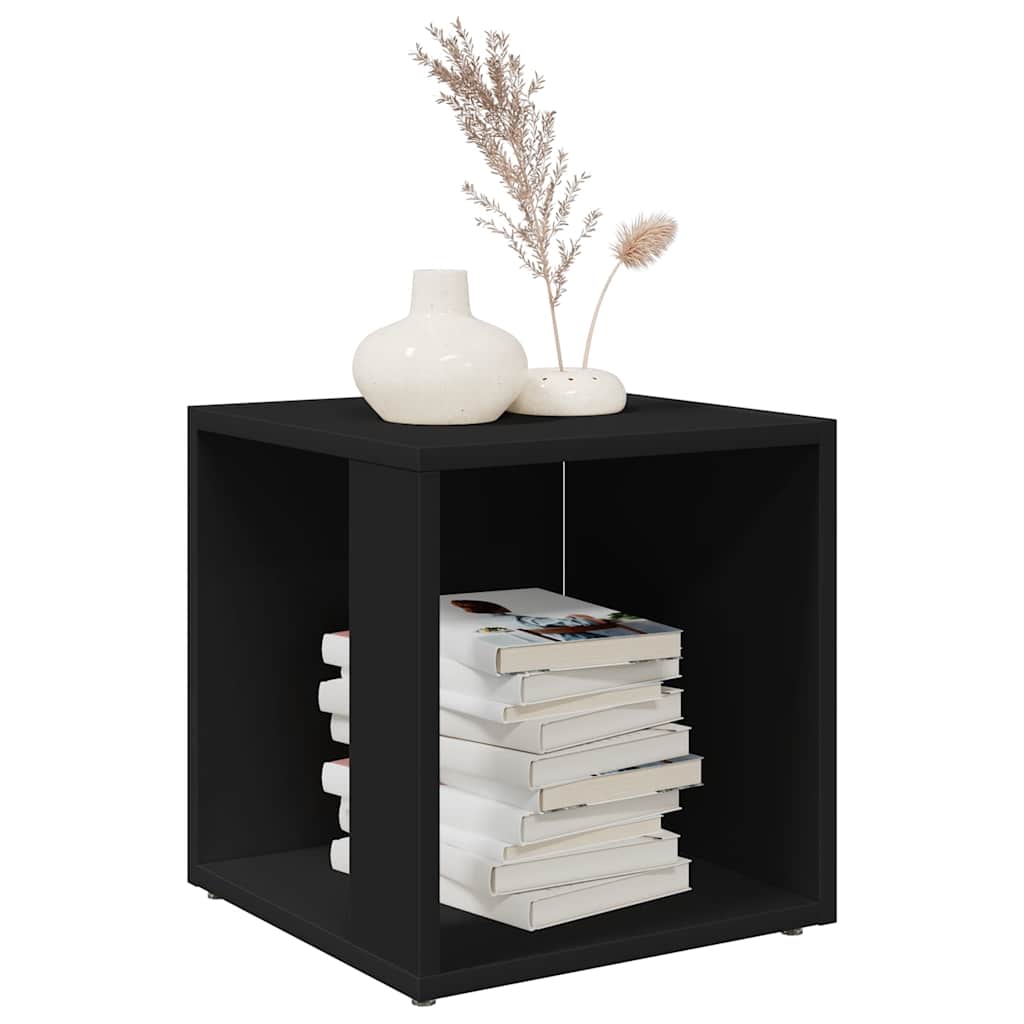 vidaXL Beistelltisch Schwarz 33x33x34,5 cm Holzwerkstoff