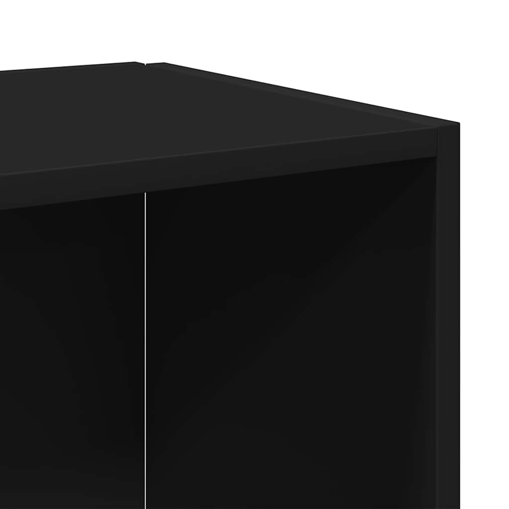 vidaXL Beistelltisch Schwarz 33x33x34,5 cm Holzwerkstoff