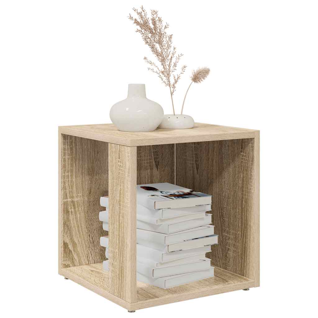 vidaXL Table d'appoint Chêne Sonoma 33x33x34,5 cm Bois d'ingénierie