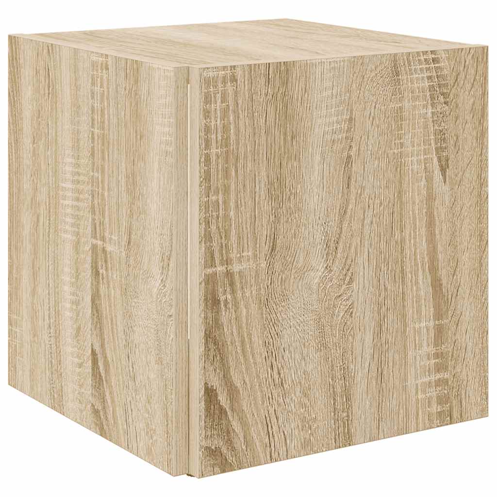 vidaXL Table d'appoint Chêne Sonoma 33x33x34,5 cm Bois d'ingénierie