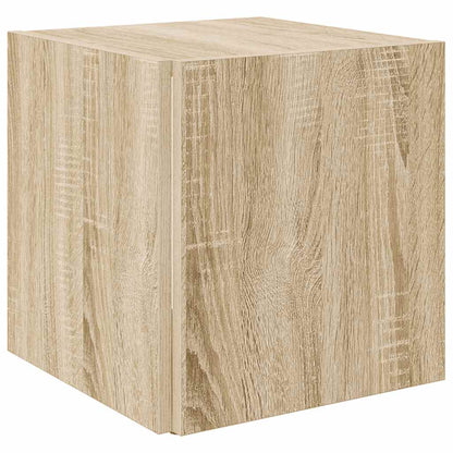 vidaXL Table d'appoint Chêne Sonoma 33x33x34,5 cm Bois d'ingénierie