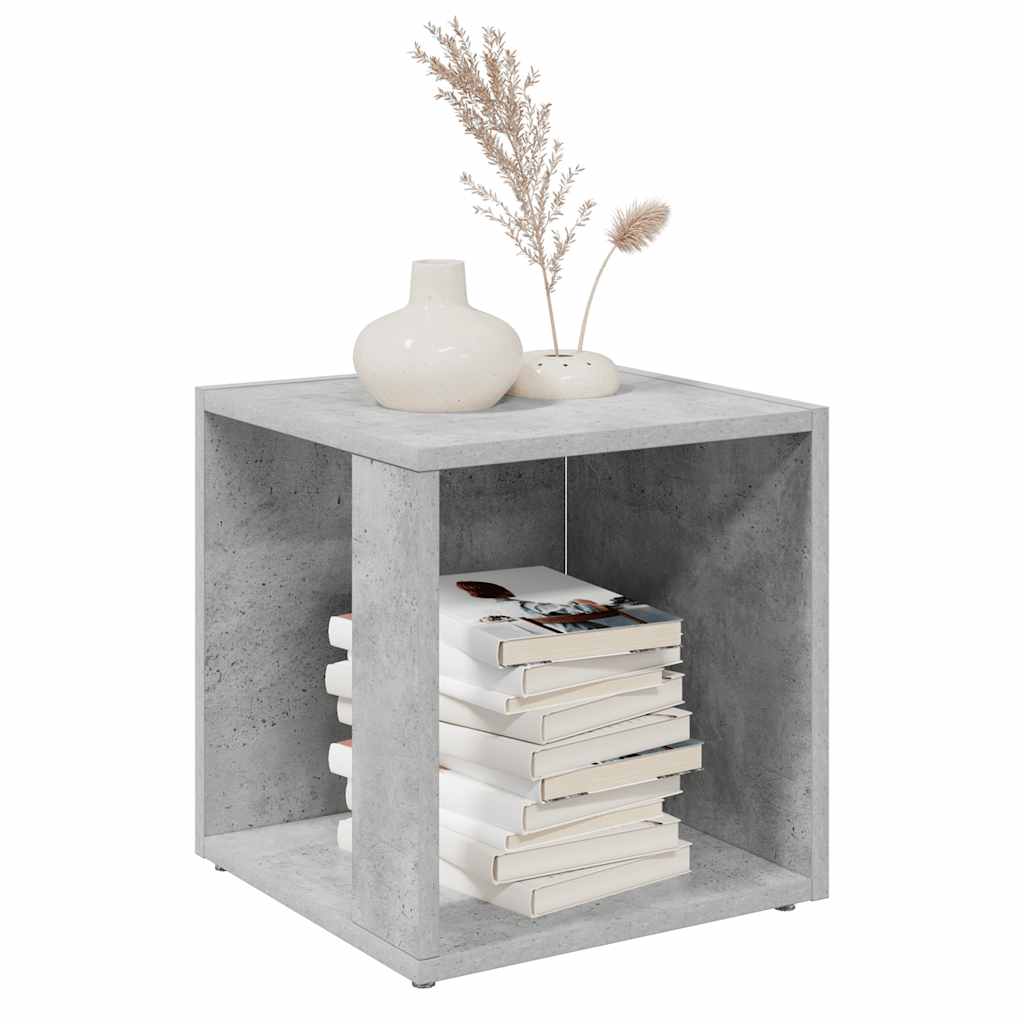 vidaXL Beistelltisch Betongrau 33x33x34,5 cm Holzwerkstoff