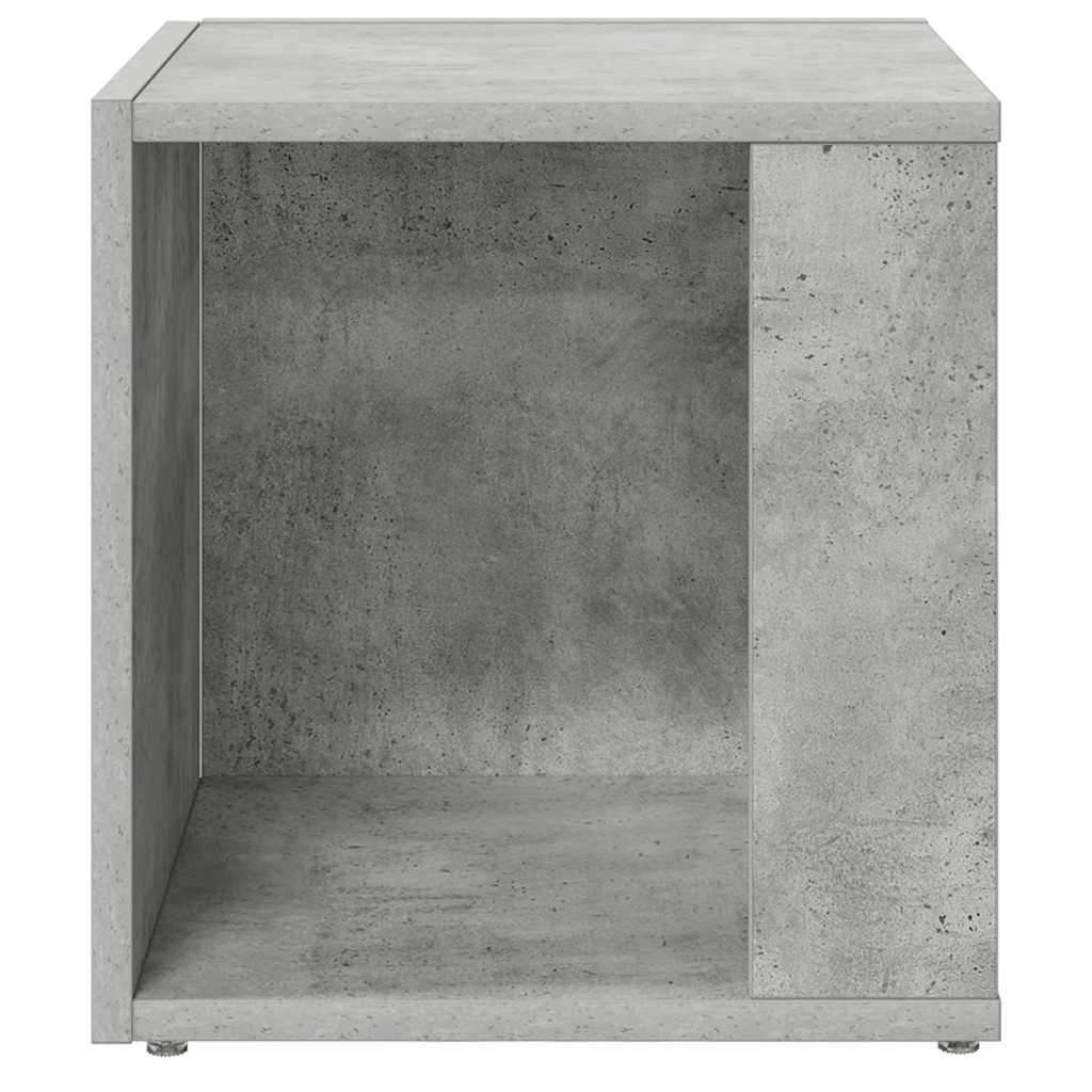 vidaXL Beistelltisch Betongrau 33x33x34,5 cm Holzwerkstoff