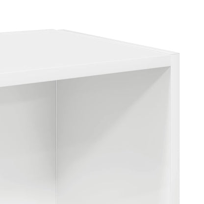 vidaXL Beistelltisch Hochglanz-Weiß 33x33x34,5 cm Holzwerkstoff