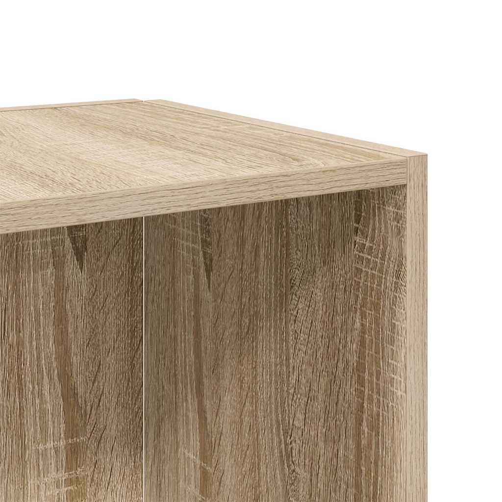 vidaXL Eckregal Sonoma-Eiche 33x33x67 cm Holzwerkstoff