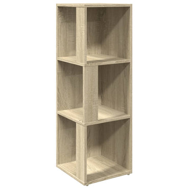 vidaXL Étagère d'angle chêne Sonoma 33x33x100 cm Bois d'ingénierie