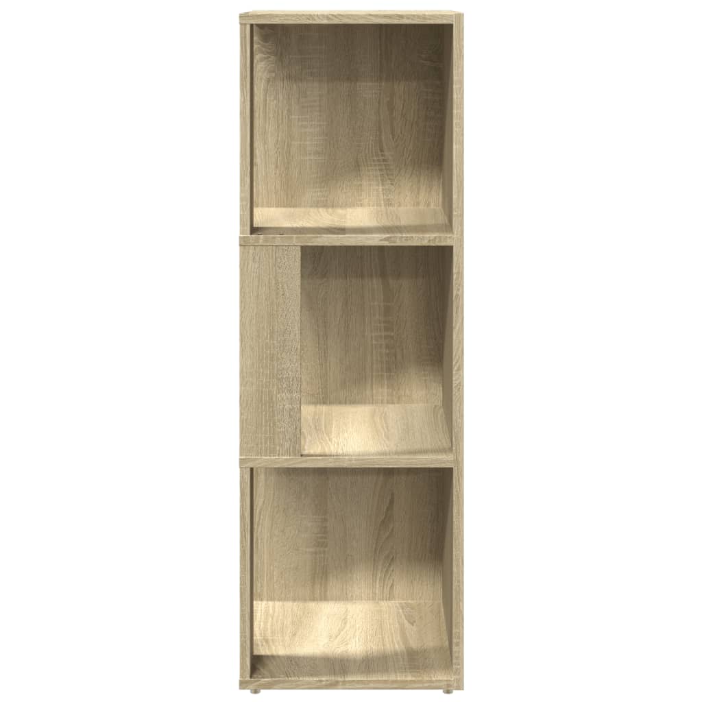 vidaXL Eckregal Sonoma-Eiche 33x33x100 cm Holzwerkstoff