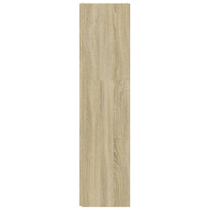 vidaXL Eckregal Sonoma-Eiche 33x33x132 cm Holzwerkstoff