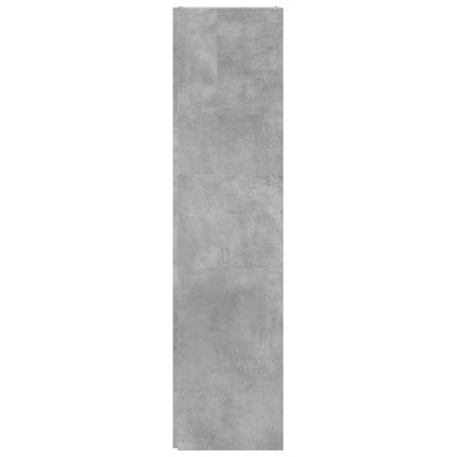 vidaXL Eckregal Betongrau 33x33x132 cm Holzwerkstoff