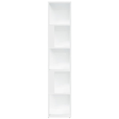 vidaXL Eckregal Weiß 33x33x164,5 cm Holzwerkstoff