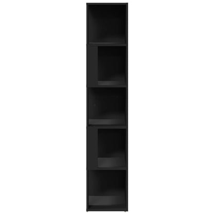vidaXL Eckregal Schwarz 33x33x164,5 cm Holzwerkstoff