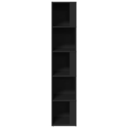 vidaXL Eckregal Schwarz 33x33x164,5 cm Holzwerkstoff