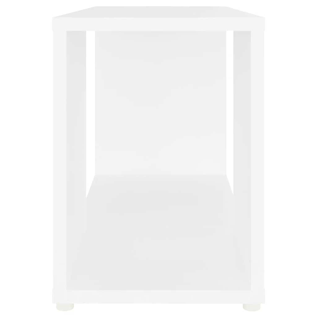 vidaXL Meuble TV blanc 60x24x32 cm Aggloméré