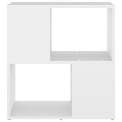 vidaXL Bibliothèque blanc 60x24x63 cm Aggloméré