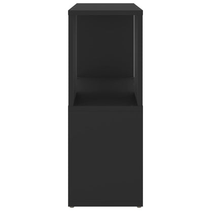 vidaXL Bücherregal Schwarz 60x24x63 cm Holzwerkstoff