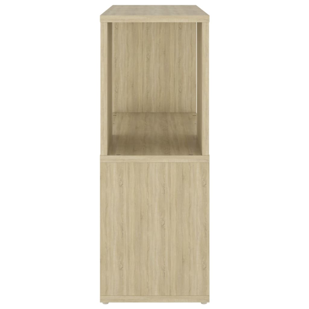 vidaXL Bücherregal Sonoma-Eiche 60x24x63 cm Holzwerkstoff
