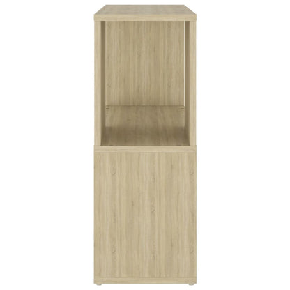 vidaXL Bücherregal Sonoma-Eiche 60x24x63 cm Holzwerkstoff
