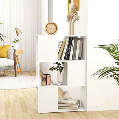 vidaXL Bibliothèque Séparateur de pièce Blanc 60x24x94 cm Aggloméré
