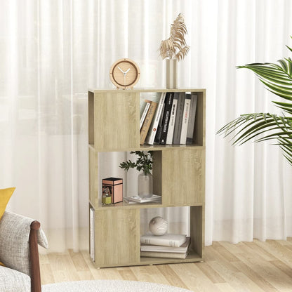 vidaXL Bibliothèque/Séparateur de pièce Chêne Sonoma 60x24x94 cm Bois d'ingénierie