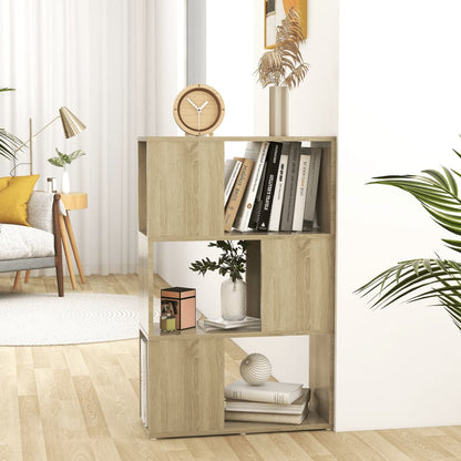 vidaXL Bibliothèque/Séparateur de pièce Chêne Sonoma 60x24x94 cm Bois d'ingénierie