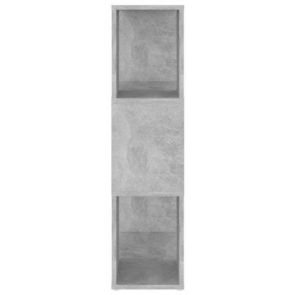 vidaXL Bibliothèque/Séparateur de pièce Gris béton 60x24x94 cm Bois d'ingénierie