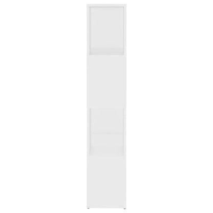 vidaXL Étagère à livres/séparateur de pièce blanc 60x24x124,5cm en bois d'ingénierie