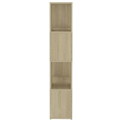 vidaXL Bücherregal Raumteiler Sonoma-Eiche 60x24x124,5cm Holzwerkstoff