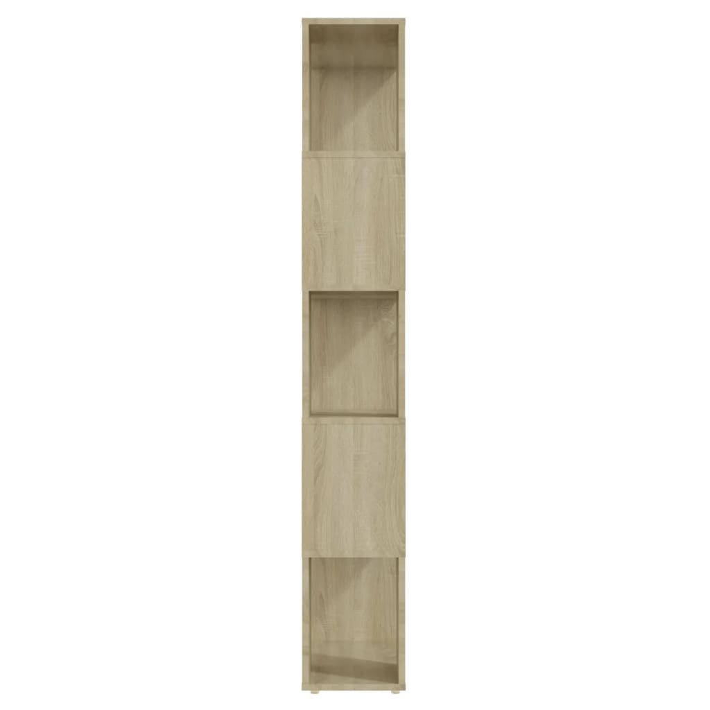 vidaXL Bibliothèque/Meuble de séparation Chêne Sonoma 60x24x155 cm