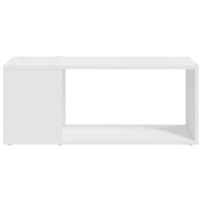 vidaXL Meuble TV Blanc 80x24x32 cm Aggloméré