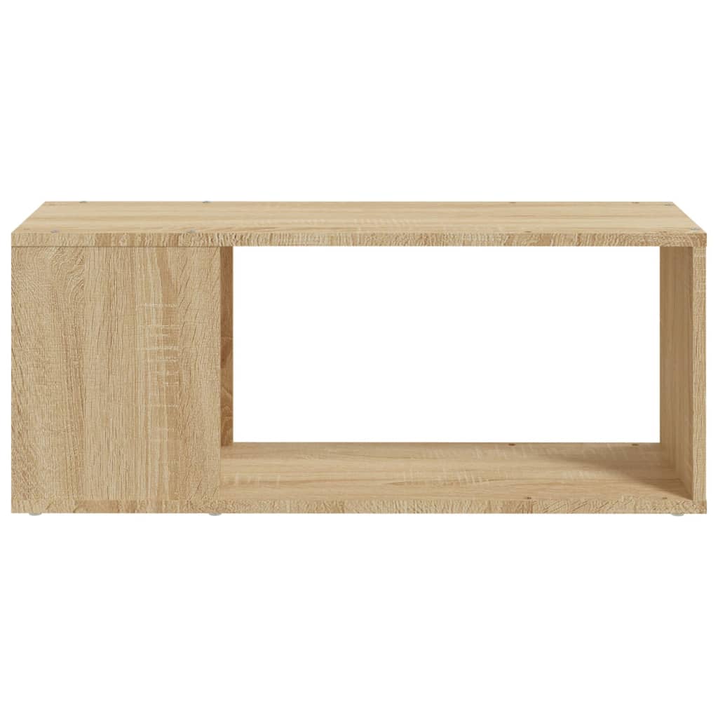 vidaXL Meuble TV chêne Sonoma 80x24x32 cm Aggloméré