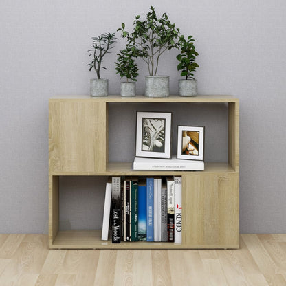 vidaXL Meuble TV chêne Sonoma 80x24x63 cm Bois d'ingénierie