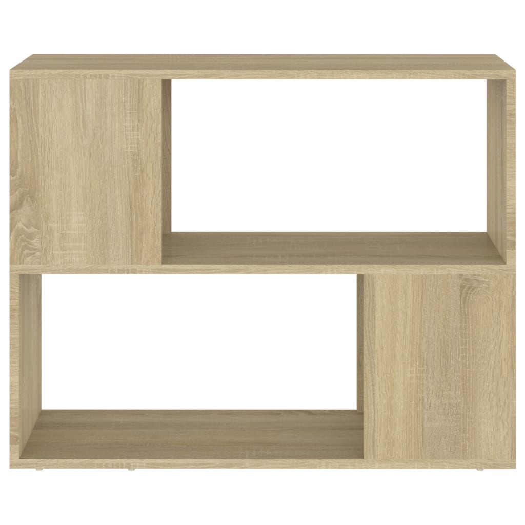 vidaXL Meuble TV chêne Sonoma 80x24x63 cm Bois d'ingénierie
