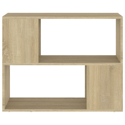 vidaXL Meuble TV chêne Sonoma 80x24x63 cm Bois d'ingénierie