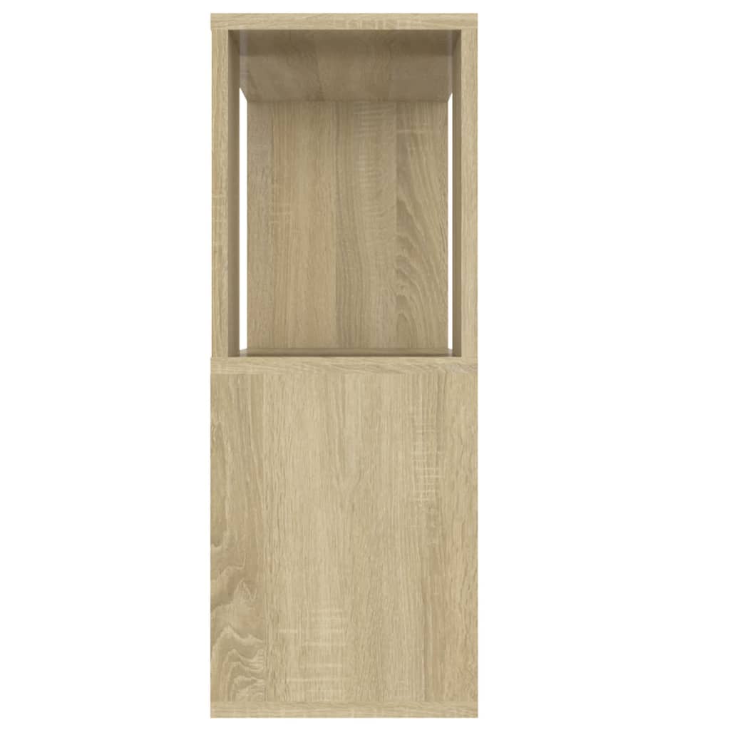 vidaXL Meuble TV chêne Sonoma 80x24x63 cm Bois d'ingénierie