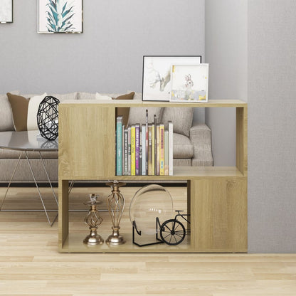 vidaXL Meuble TV chêne Sonoma 80x24x63 cm Bois d'ingénierie