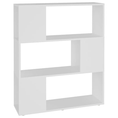 vidaXL Bibliothèque Séparateur de pièce Blanc 80x24x94 cm Bois d'ingénierie