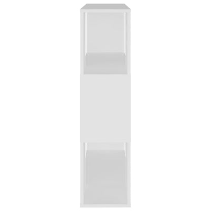 vidaXL Bibliothèque Séparateur de pièce Blanc 80x24x94 cm Bois d'ingénierie