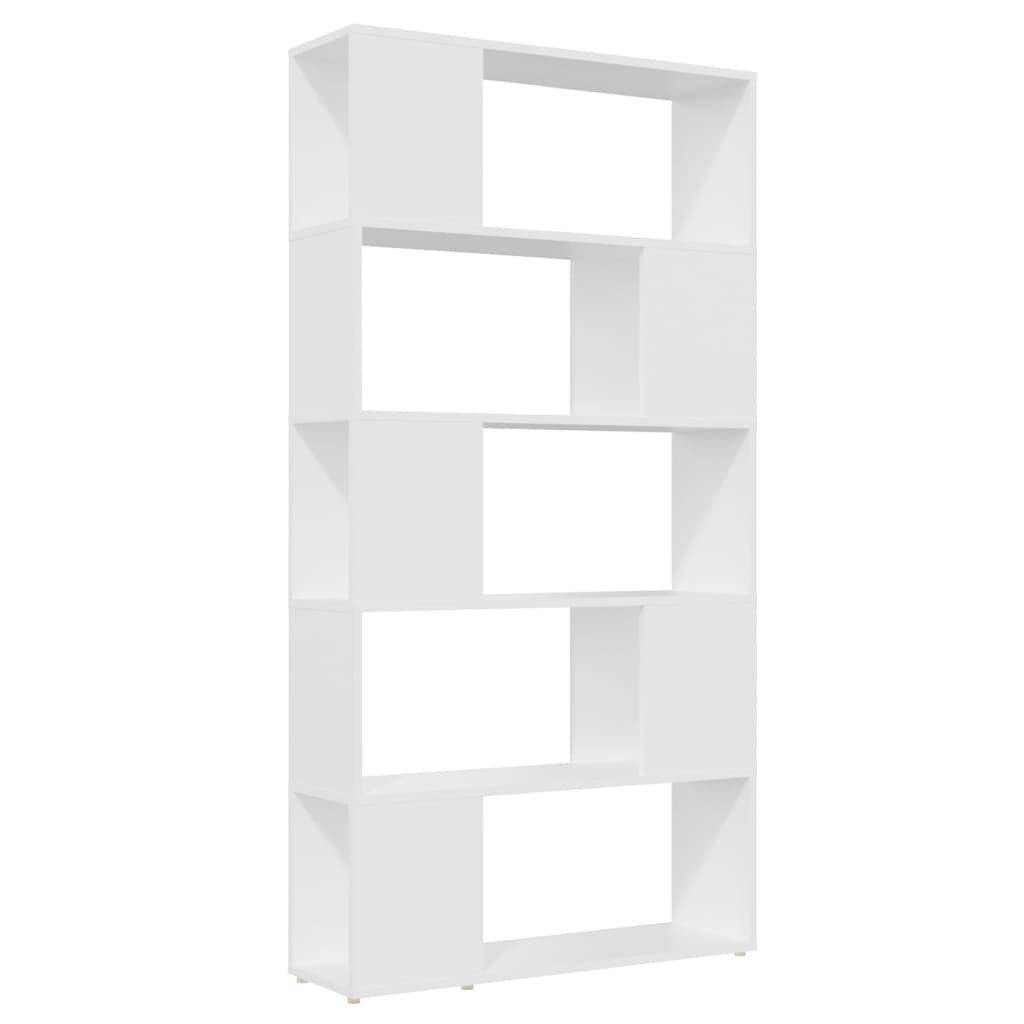 vidaXL Bibliothèque Séparateur de pièce Blanc 80x24x155 cm Bois d'ingénierie