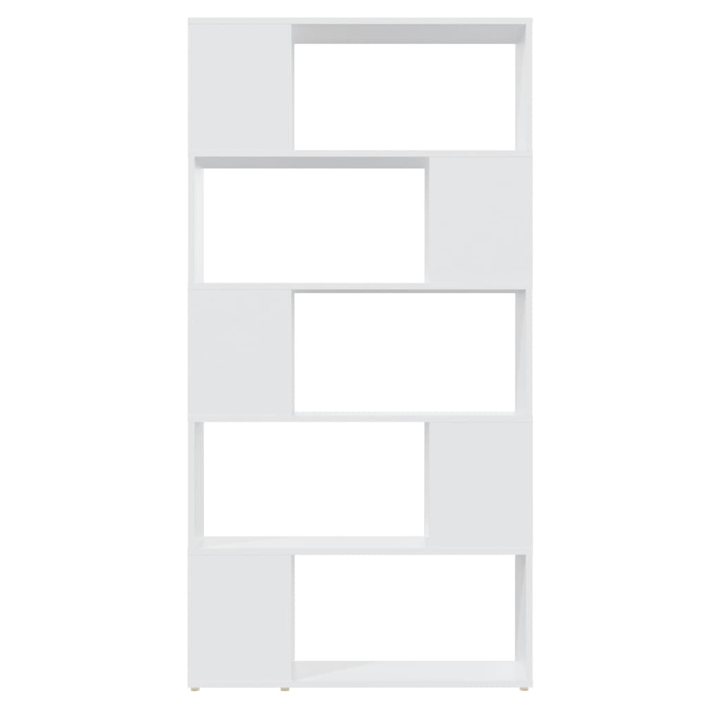 vidaXL Bibliothèque Séparateur de pièce Blanc 80x24x155 cm Bois d'ingénierie