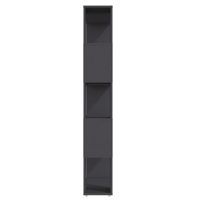 vidaXL Bücherregal Raumteiler Grau 80x24x155 cm Holzwerkstoff