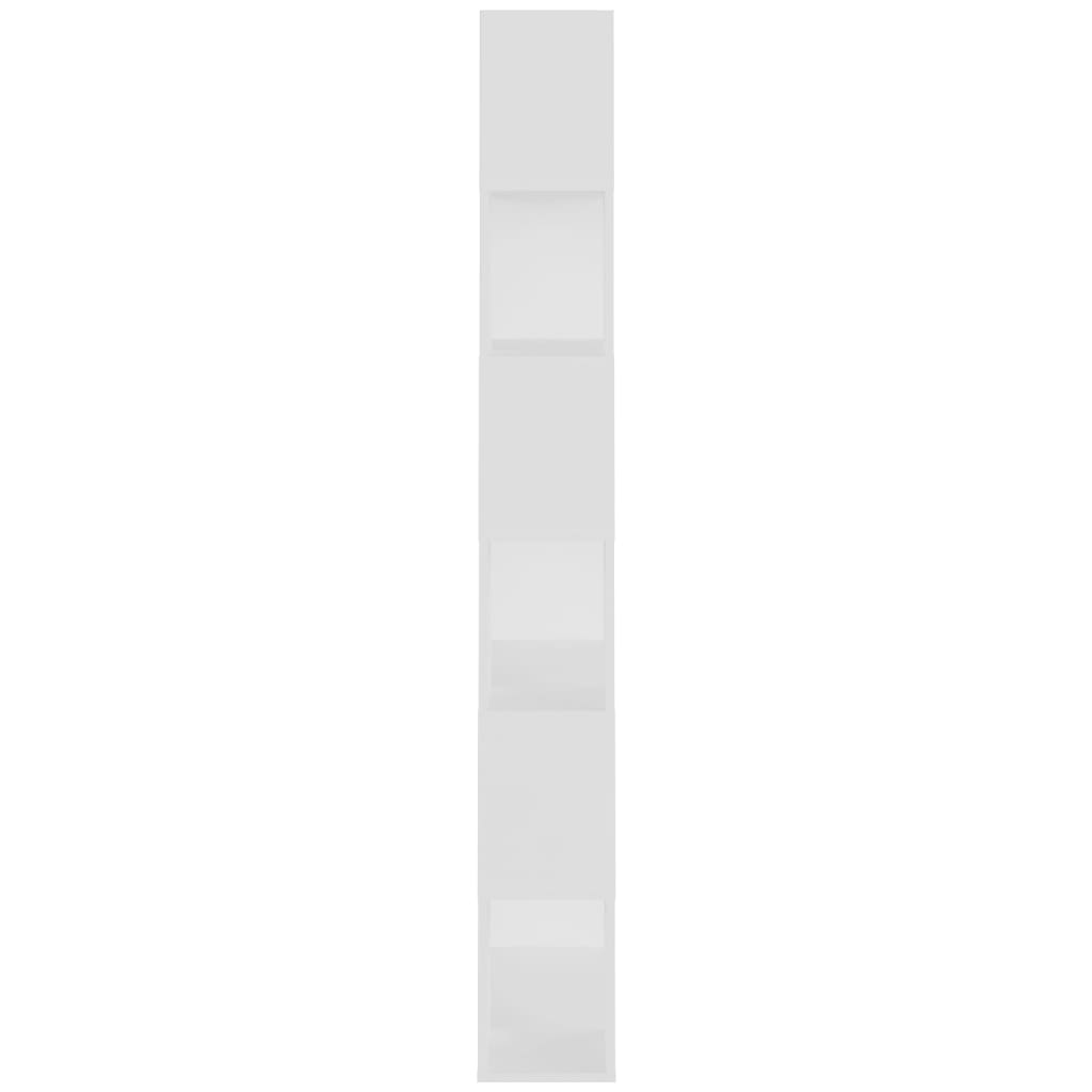 vidaXL Étagère Bibliothèque Séparateur de pièce Blanc 80x24x186 cm Bois d'ingénierie
