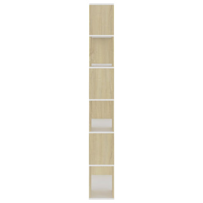 vidaXL Bibliothèque/séparateur de pièce Chêne Sonoma 80x24x186 cm Bois d'ingénierie
