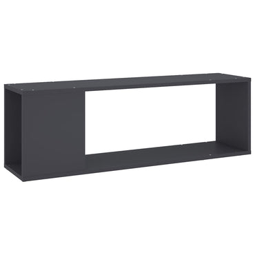 vidaXL TV-Schrank Grau 100x24x32 cm Holzwerkstoff
