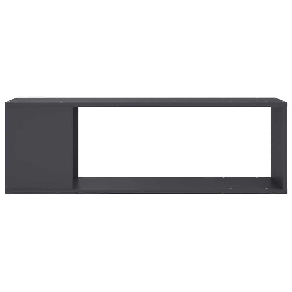vidaXL TV-Schrank Grau 100x24x32 cm Holzwerkstoff