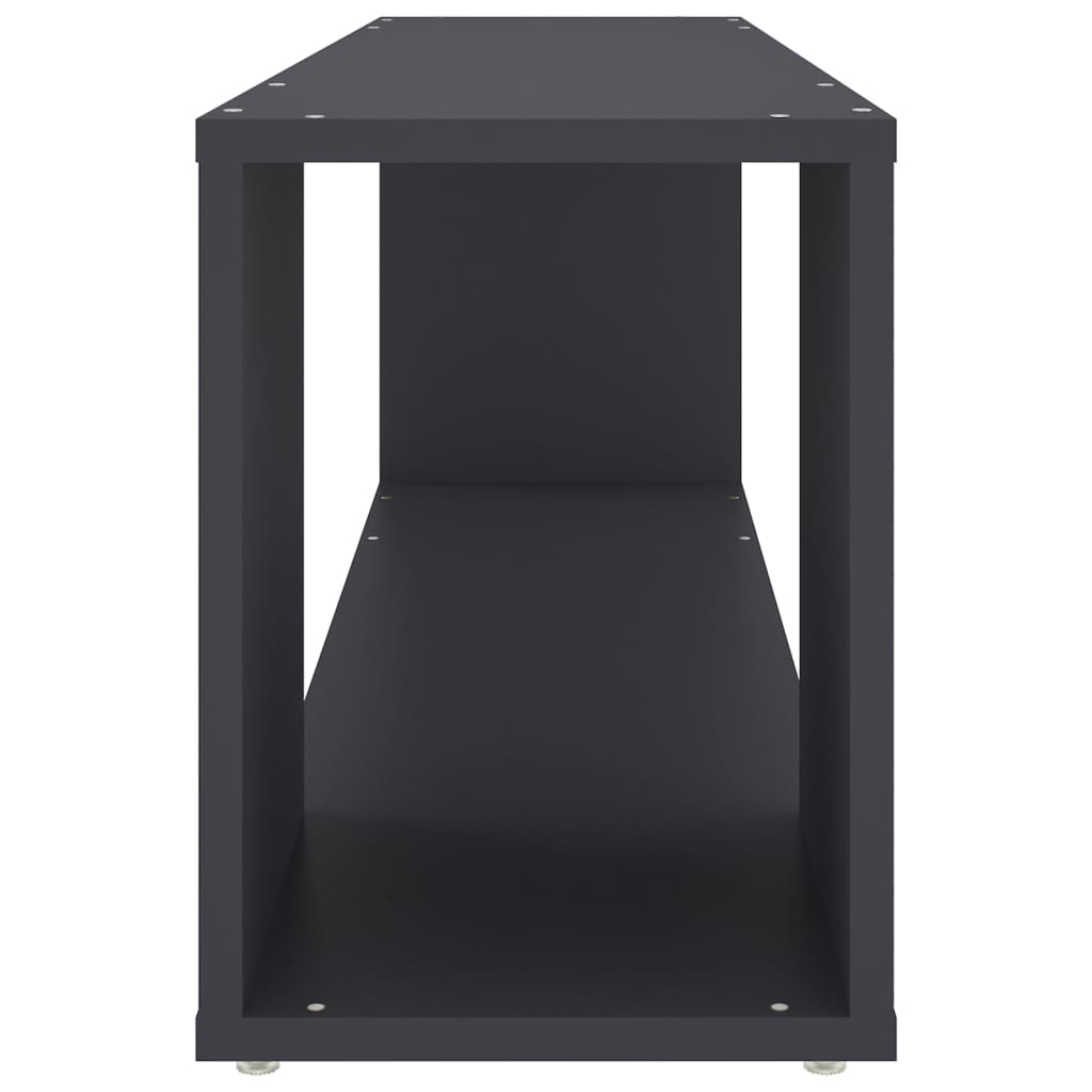 vidaXL TV-Schrank Grau 100x24x32 cm Holzwerkstoff