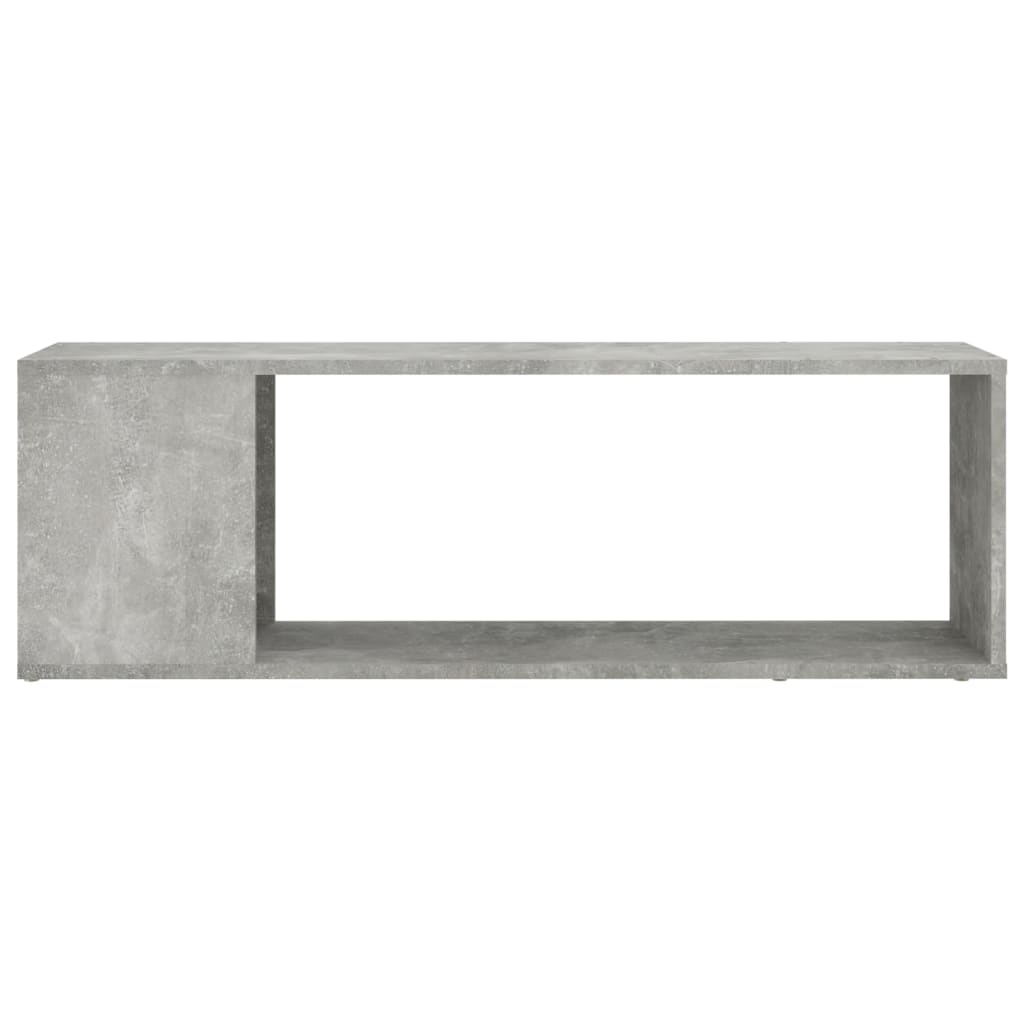 vidaXL TV-Schrank Betongrau 100x24x32 cm Holzwerkstoff